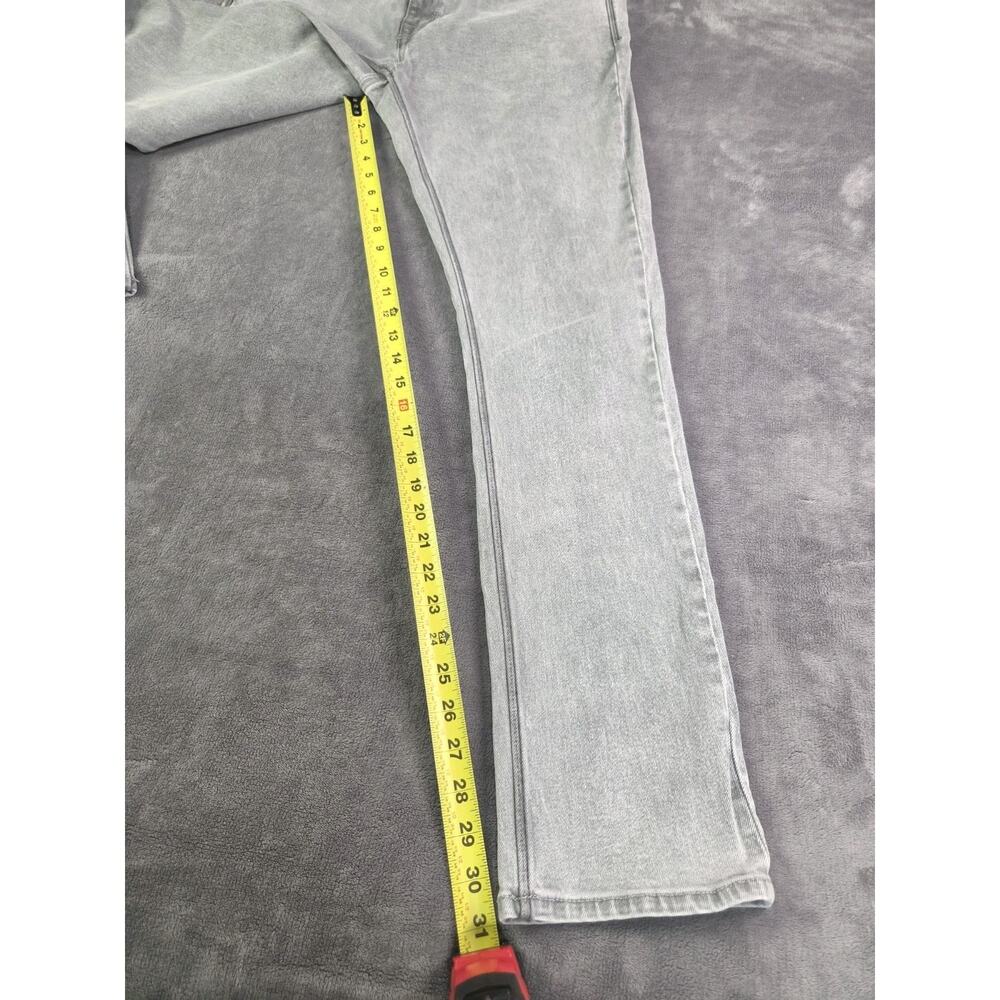 Volcom 2X4 Skinny Denim Jeans Mens Size 34 Gray Stretch Skate Street Wear C38-19 - Picture 4 of 11